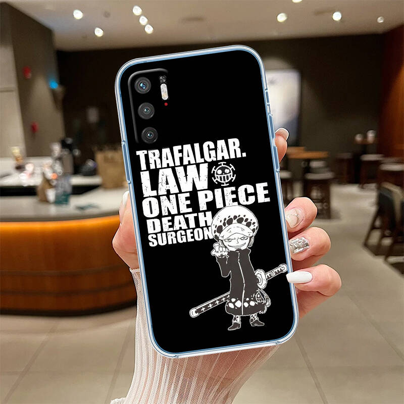 One Piece Law Phone Case for Motorola Edge 20 30 S30 40 50 Fusion Lite Plus Pro Ultra Neo One Action Zoom Hyper Power Macro Vision