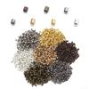 500pcs/lot Metal Copper Tube Crimp Beads Stopper Spacer End Beads For Jewelry Making DIY Earrings Necklace Accessories Wholesale