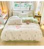 Sleep Grid 12868 Cotton Printed Four Piece Set