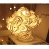 Pink Rose String Lights For Bedroom Battery Operated Flower LED Lights For Outside Romantic Home Dorm Room Festival Fairy Lights