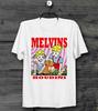 NUOVA Maglietta in Cotone Bianca S-5XL per la Band Metal Rock Melvins Houdini TU660