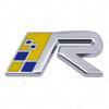 AALK1 3D Metal Chrome R-Type AWD Badge Swedish Flag Moose Emblem Sticker for Volvo V40 XC60 XC90 C30 V60 - Auto Trunk/Fender Exterior