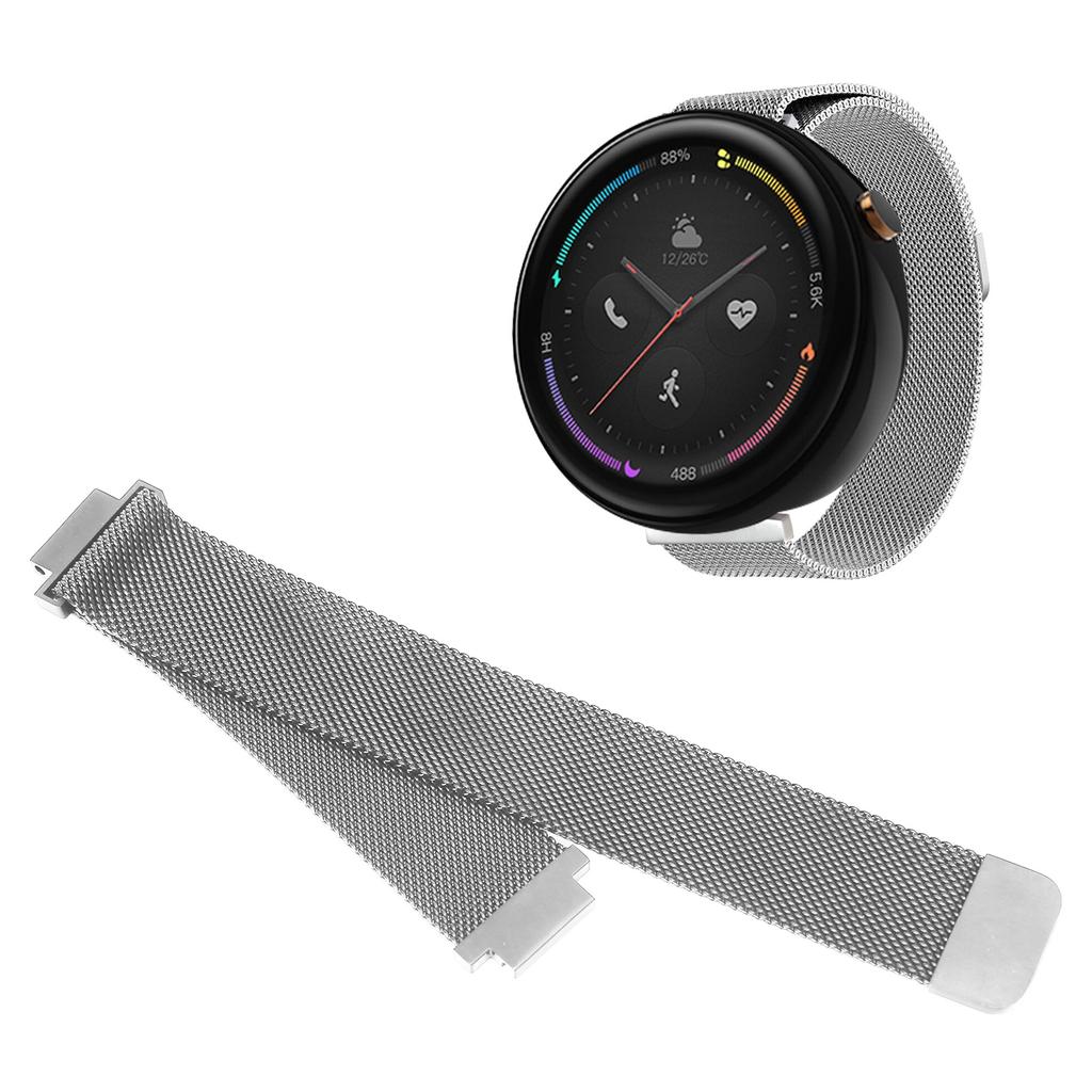 15mm Smartwatch Band Wrist Strap Stainless Steel Magnetic Buckle with Lug Linker for   2 A1807