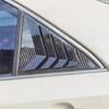For Toyota Camry Sedan 2012-2017 Car Rear Louver Window Side Shutter Cover Trim Sticker Vent Scoop ABS Carbon Fiber Accessories