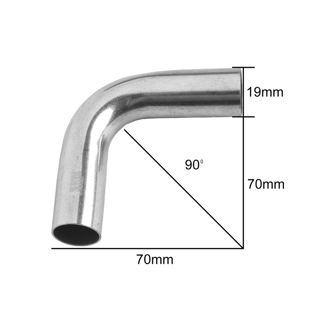 Cot din Oțel Inoxidabil 90 Grade Îndoitură Mandrin 90 ° Tub Lustruit Țeavă 19/25/32/38/51mm DIY Lustruire Tub Instrumente Îmbunătățiri Acasă