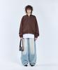 Standarderror 87-Stan059 Minimal Two-Way Suede Blouson Jacket Brown