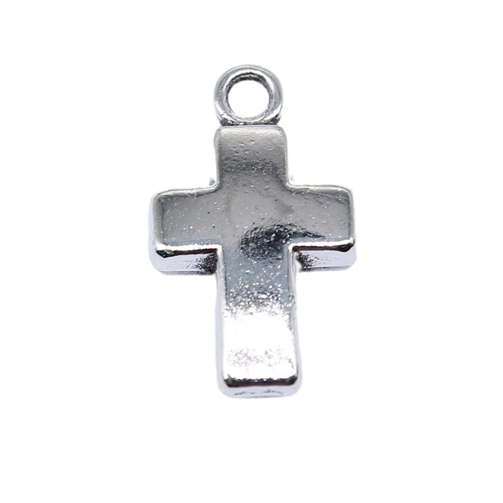 Vintage Cross Charms Multi Color Alloy Pendants For Religious Christian Jewelry