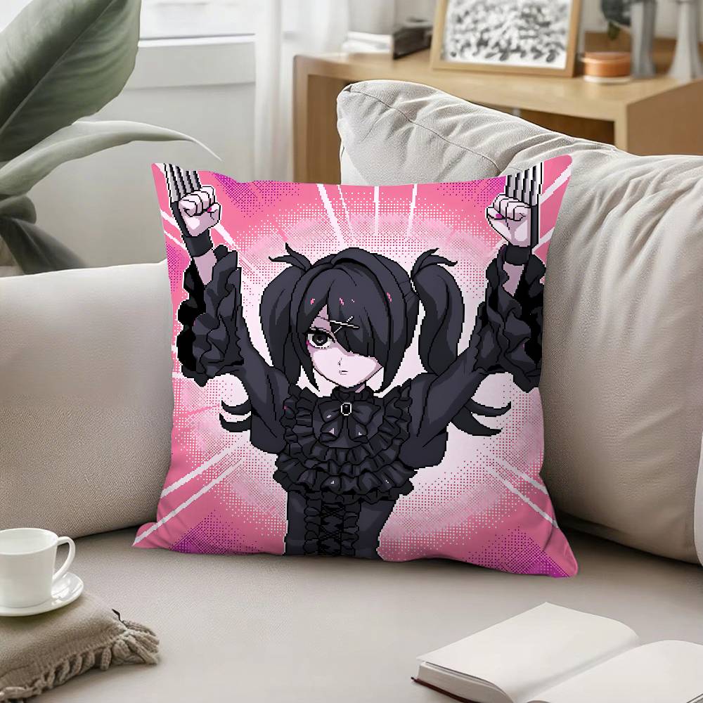 H-Needy Streamer OverloadS Pillow Case Cushion Cover Soft Cute Throw Pillow Case For Car Sofa Pillowcase Polyester With Zipper