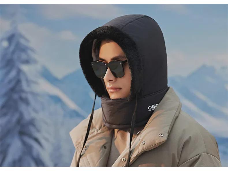 Northeast Plush Warm Knit Earmuffs Hat: Unisex Ski & Cycling Windproof Snow Hat