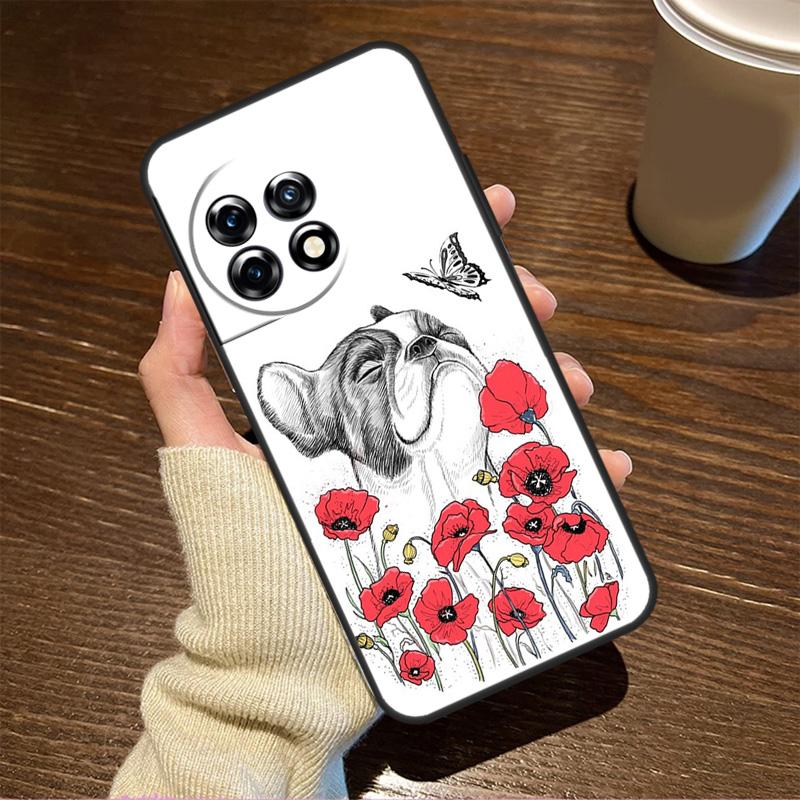 Cute Pug Dog For OnePlus Nord CE 5 2 3 4 Lite N20 N30 Case For OnePlus 15 R 13 12 11 8T 10T 13T 12R 13R