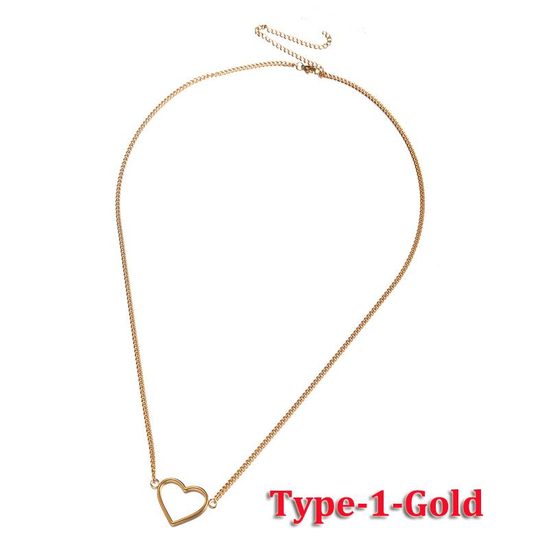 14K Gold Plated Dainty Gold Necklace for Women Teen Girls Delicate Love Heart Necklace Heart Necklaces Lovely Festival Jewelry