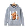 Children's Autumn/Winter Hoodie Cute Teddy Bear Print Christmas Style Casual Fashionable Sweatshirt/Pullover Top