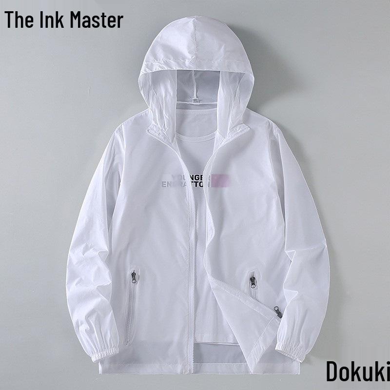 Men's Windproof UV Protection Hooded Jacket - Cool, Breathable, Summer Style