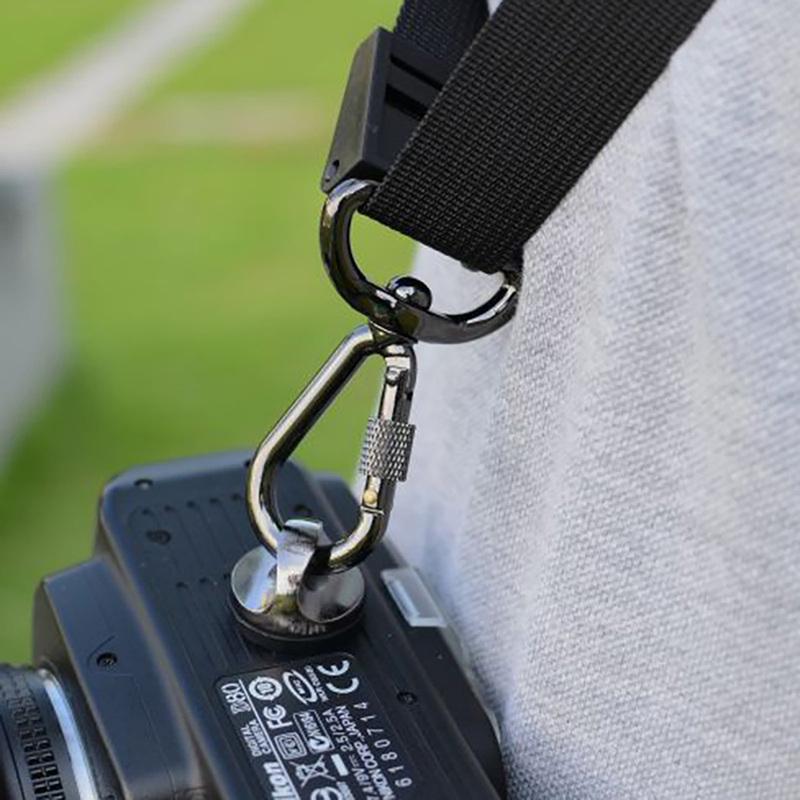 Camera Sling Strap with Safety Tether Padded Neck Wrist Strap Adjustable and Comfortable Shoulder Belt for DSLR for SLR Camera