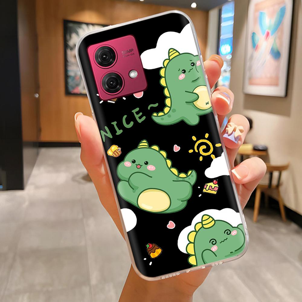 Für Moto G84 Hülle Mode Niedliche Cartoon Rückseite Für Motorola Moto G84 Handy Silikon Hüllen 6,8 Zoll MotoG84 Schutz Fundas