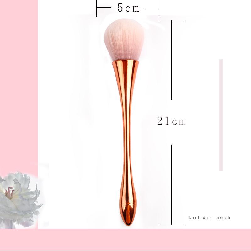Soft Hair Small Waist Dust Brush for Nail Art and Blush