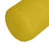 Bolster Cushions 2 pcs Yellow Ø 15 x 40 cm Cord Fabric