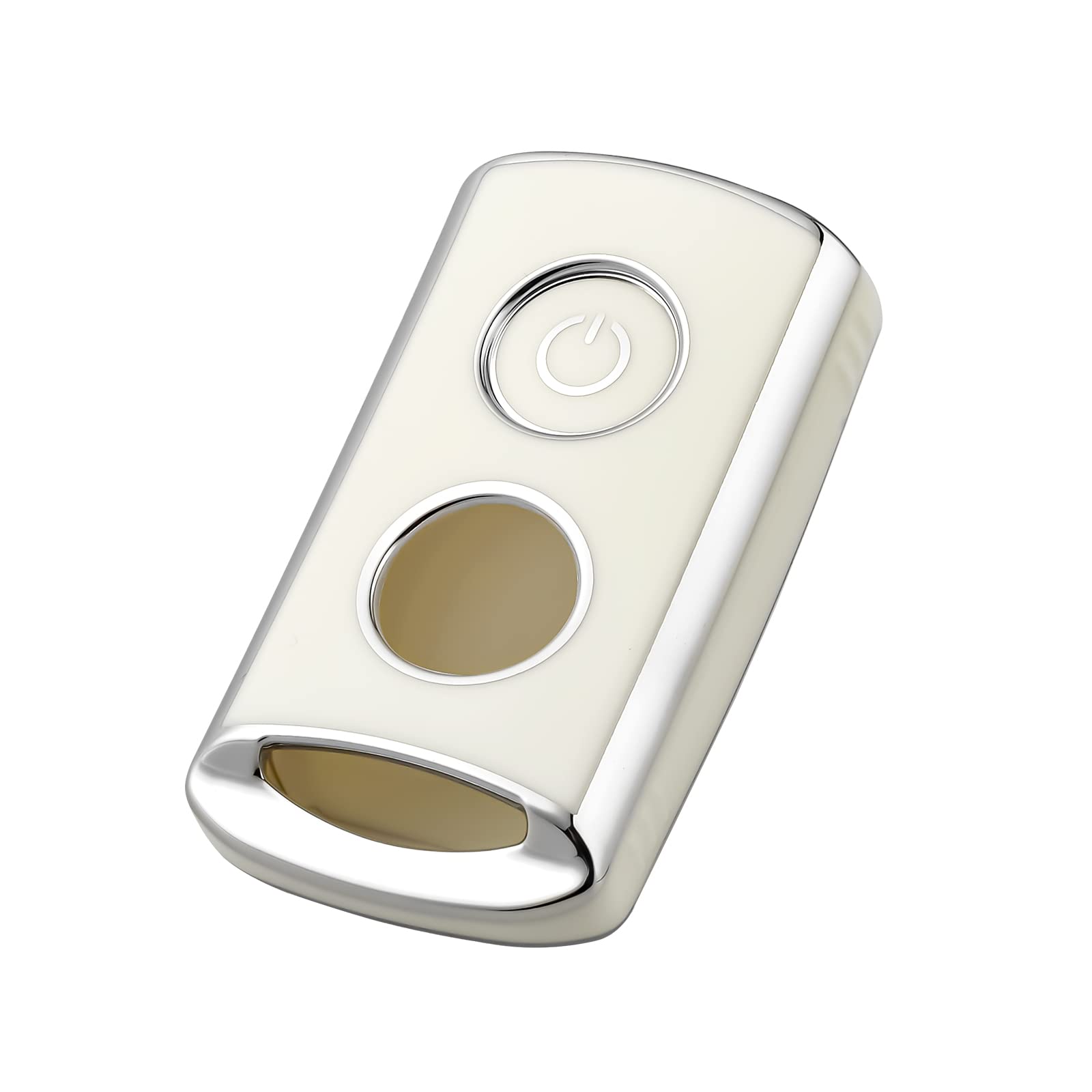 

OFFCURVE Yamaha Key Fob Cover for Yamaha XMAX250 AEROX155 NVX155/125 QBIX Janus Smart 2 серебряный