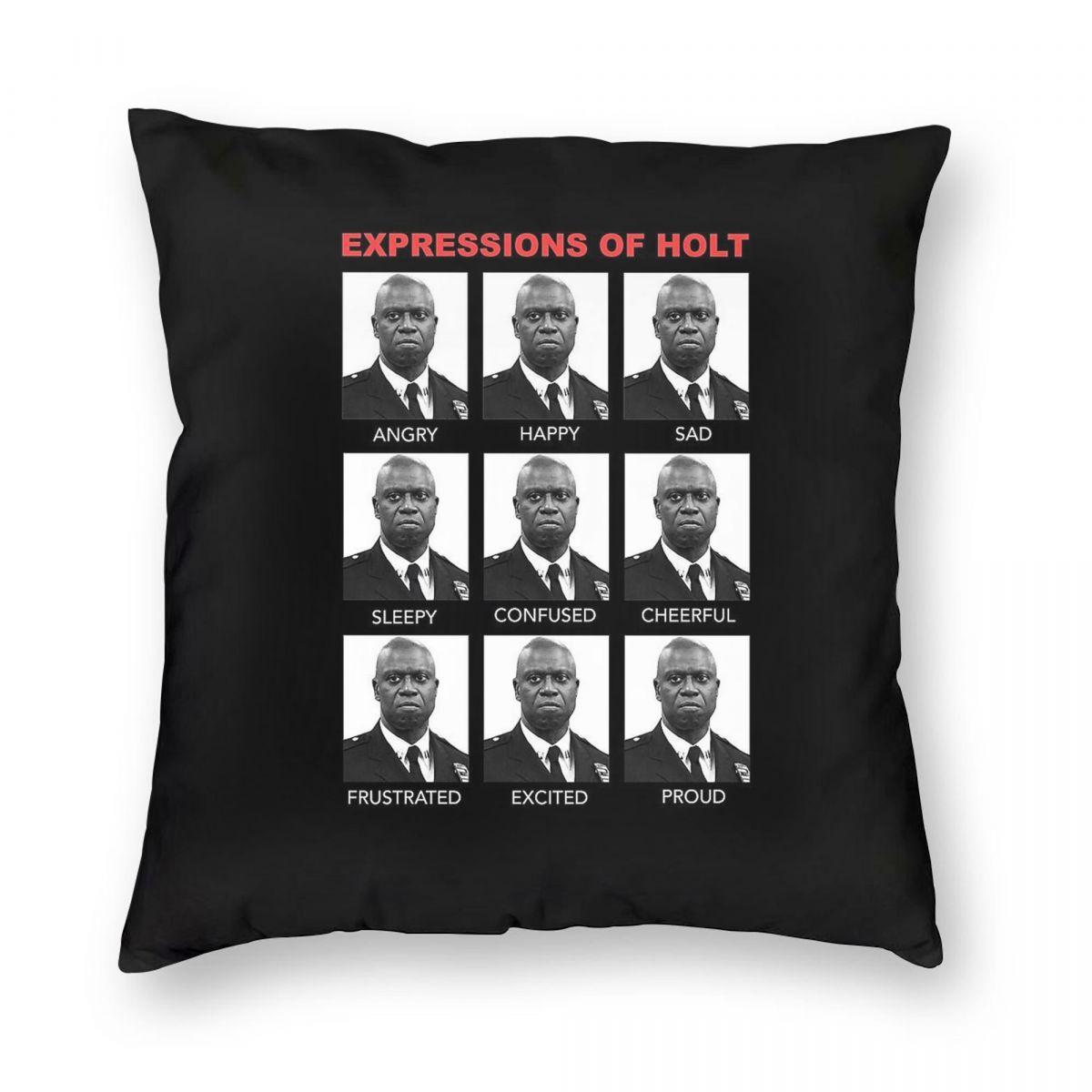 

Brooklyn NineNine Captain Holt Square Pillowcase Polyester Linen Velvet Pattern Zip Decor Car Cushion Cover Wholesale 30x30cm