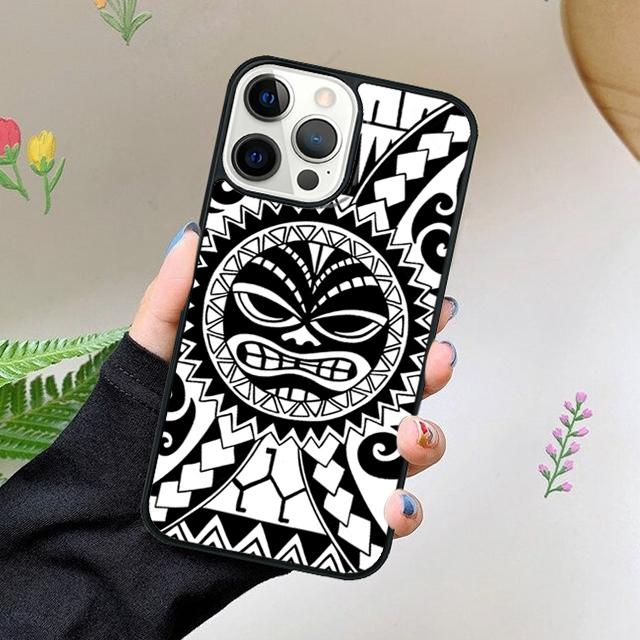 

Maori Polynesian Samoan Tribal Phone Case For iPhone 17 Air 15 16 11 12 13 14 Pro Max Cover For iPhone 17 Air Max Plus Fundas iPhone 13