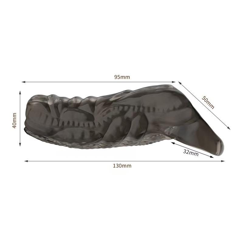 Penis Rings for Men Delay Ejaculation Condom Penis Sleeve Extension Extend Dildo Adult Anal Plug Sex Toys hollow sleeve