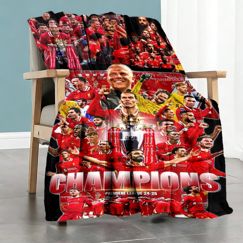 Liverpool Football Blanket Soft Cozy Great For Office Picnics Bedding For All Occasions Warmthful Decor Birthday Christmas Gift Blanket