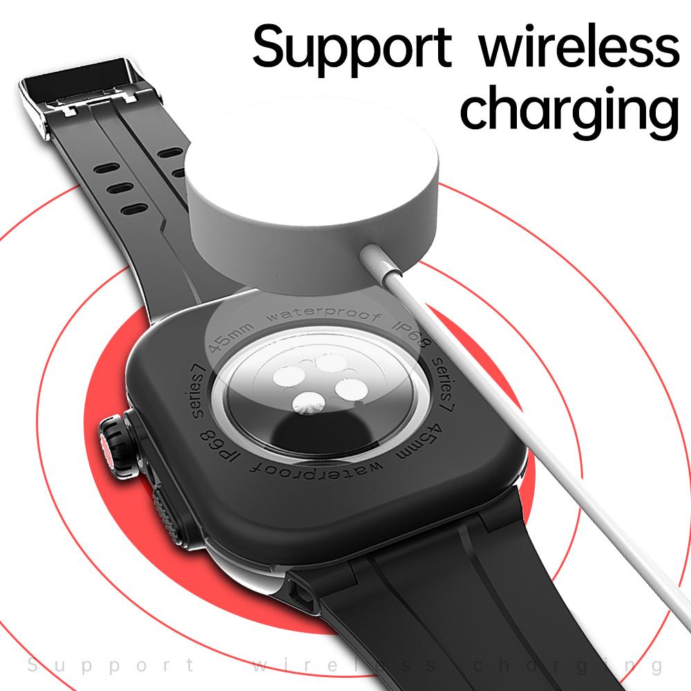 Armor Cover Diving Swim Outdoor Sport Anti-fall IP68 Waterproof Case For Apple Watch Series 9 8 7 6 5 4 3 2 SE 45 44 41 40 mm