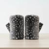 Elastic Cuff Half Finger Mittens Fleece Lined Plush Wrist Sleeve Fingerless Furry Gloves  Teens