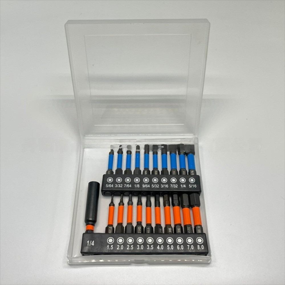 1/4in Hex Shank Allen Wrench Bit Set Precision Impact Driver Bit Set  Electric Drill Use