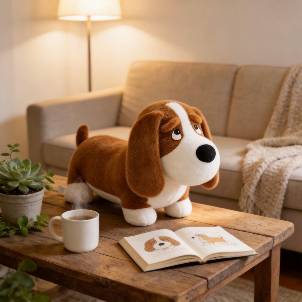 Plush Dachshund Dog Toy Soft Stuffed Animal Gift For Children