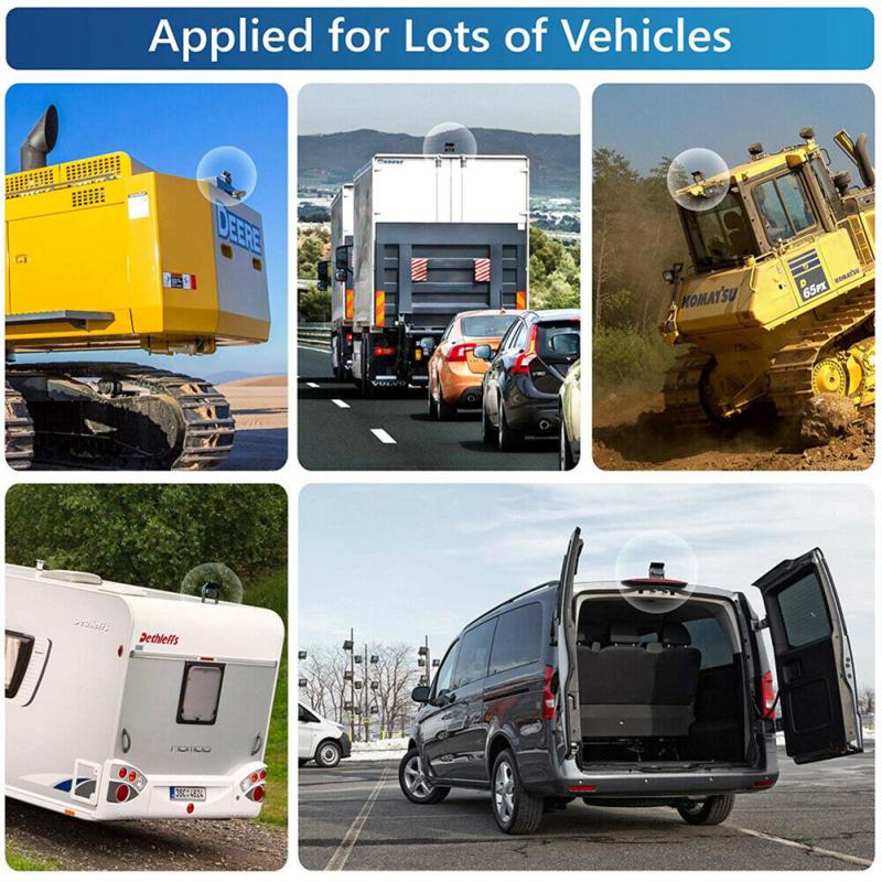 Metalowa kamera cofania na podczerwień 4-pinowa kamera cofania 24v Hd Night Vision kompatybilna z