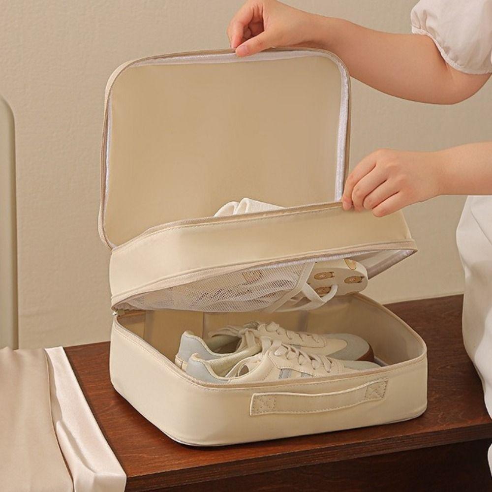Handheld Travel Shoe Bag Large Capacity Underwear Clothes Bags Suitcase Organizer  Shoe Box