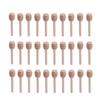 30 Pcs Wooden Honey Stick Wand Syrup Stirrer Dipper Blender Sticks Stirring Spoon Bamboo