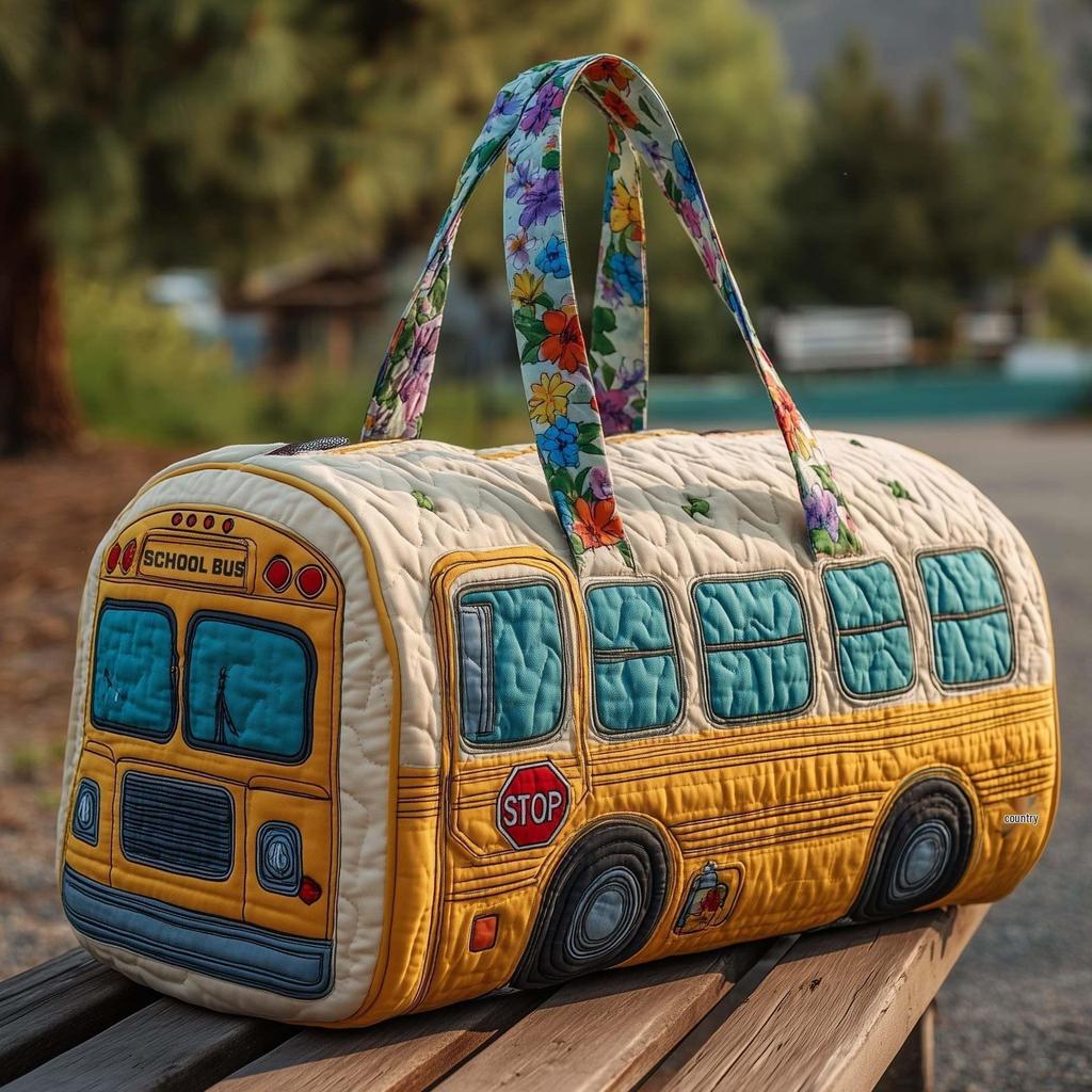 3D Bus Series Travel & Yoga Bag – Women's Handbag & Fitness Tote
