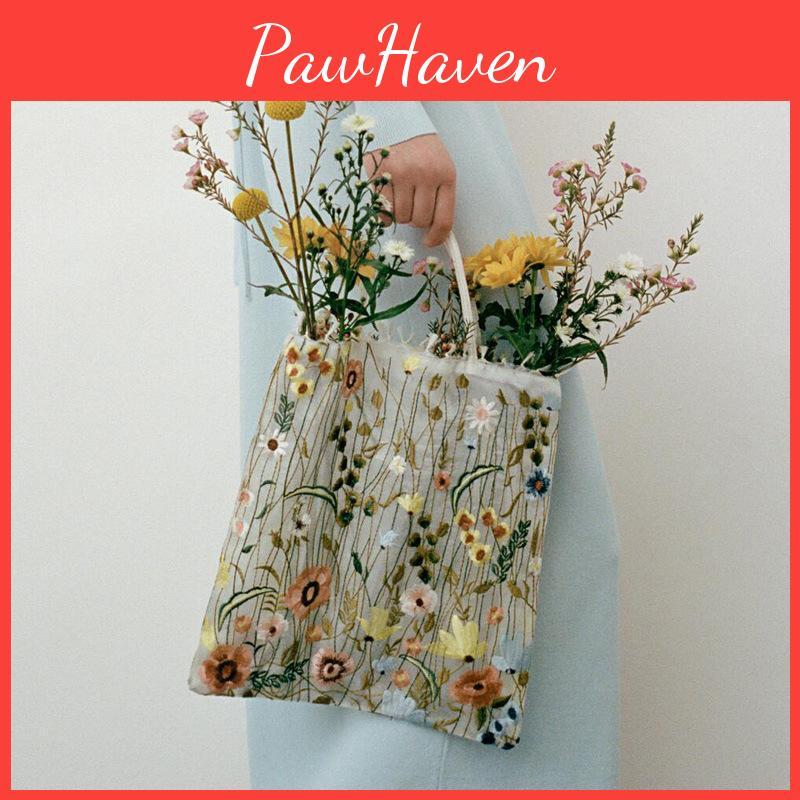 Design Lace Yogodlns Fashion Shoulder Bag Womens Large Capacity Handbags Purse Female Casual Travel Embroidered Floral Shopper Tote