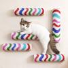 Wall-mounted Cat Scratching Board Self-adhesive Home Climbing Platform New Cat Toy