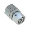 Connector - hydraulic coupling - straight female AA M22x1.5 - M16x1.5 with 2 nuts