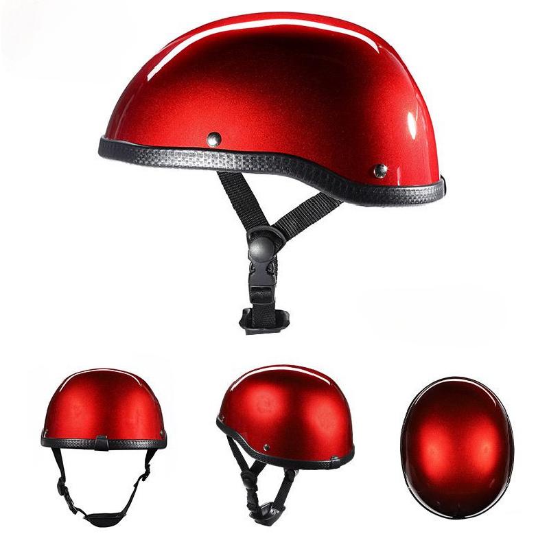 Lightweight Retro Open Face Motorcycle Helmet Breathable Summer Four Season Scooter Bike Half Helmet For Men Women