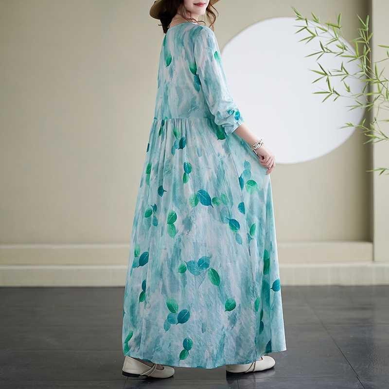 Actual 2025 Early Fall New Floral Dresses
