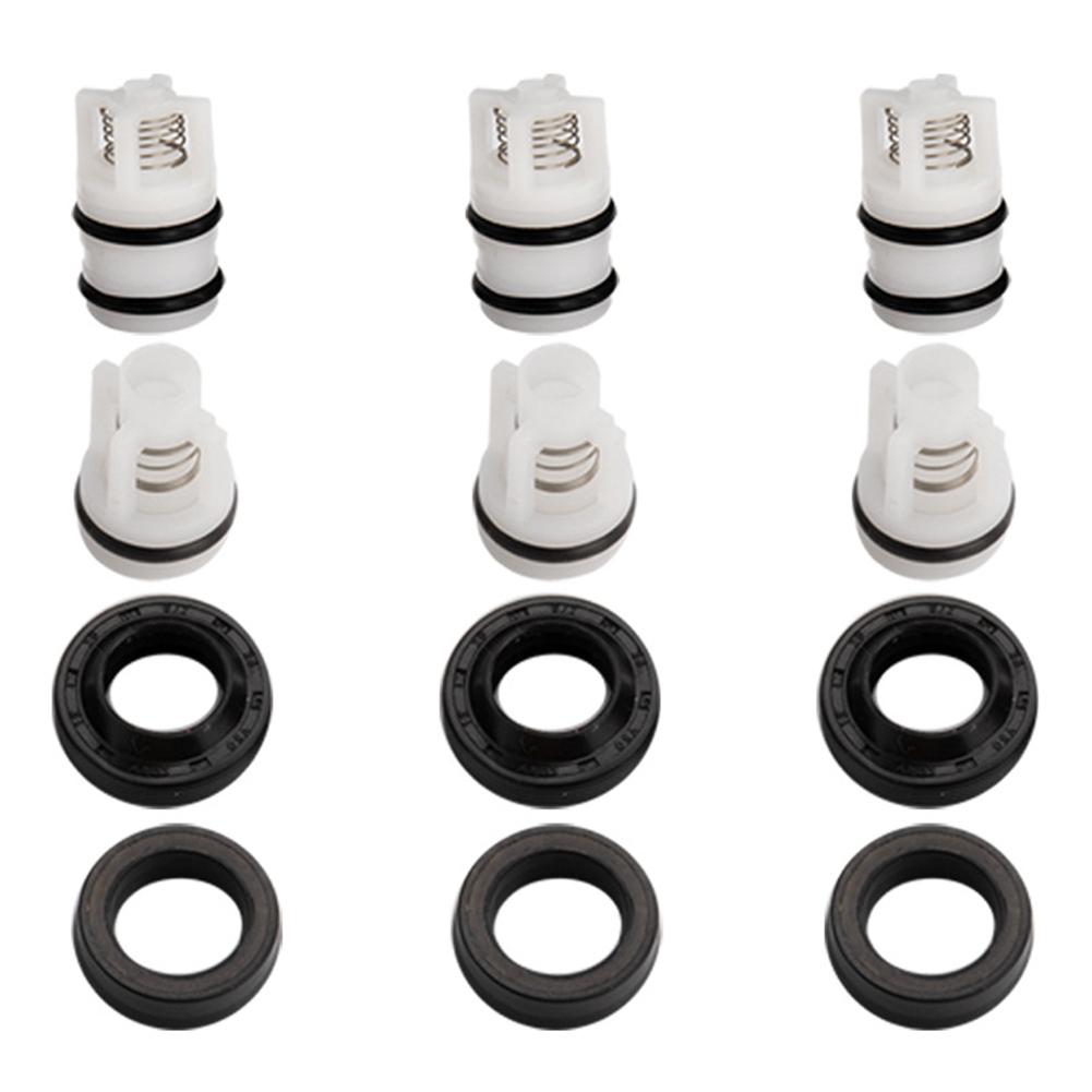 1 set Kit di Riparazione Per Testa di Pulizia Pompa Guarnizione Valvole di Controllo Olio Rondella Pompa Kit di Riparazione Per Macchine per Pulizia Domestica Giardinaggio Elettrico