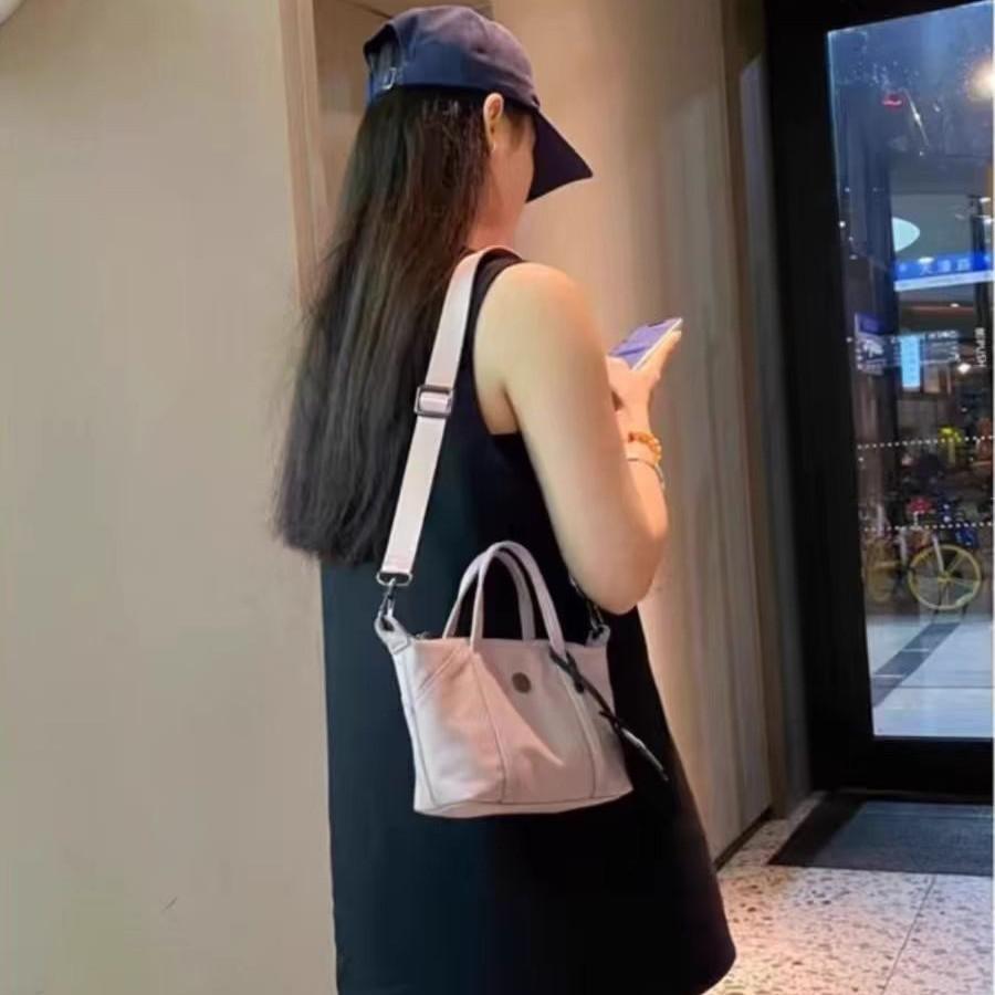 Mini tote new fashionable versatile small bag nylon shoulder portable messenger bag dumpling bag women