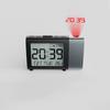 180° Rotatable Projection Digital Alarm Clock LED Display Temperature Display Bedside Clock Brightness Dimmer 3D Wall Projection