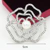 Vintage Rhinestone Pearl Bowknot Brooches Temperament Versatile Clothing For Women Jewelry Accessries Gifts