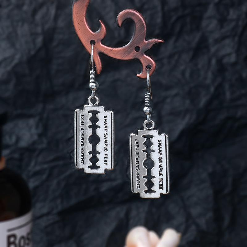 Retro Gothic Halloween Punk Earrings: European & American Style