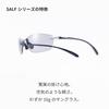 Used SWANS Sports Polarized Sunglasses Airless Leaf Fit Polarized Lens Model SALF-0053 BK Black X Magenta Driving Fishing Running Climbing 1