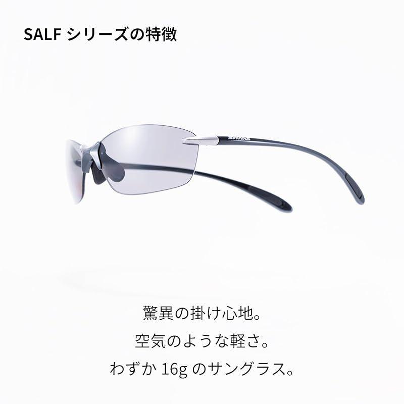 Used SWANS Sports Polarized Sunglasses Airless Leaf Fit Polarized Lens Model SALF-0053 BK Black X Magenta Driving Fishing Running Climbing 1