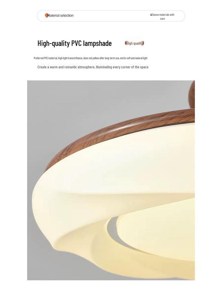 French Retro Cream Ceiling Light - Full Spectrum Eye Protection Chandelier for Bedroom or Study.