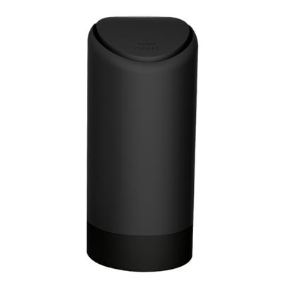 Mini Silicone Car Trash Can with Lid Waterproof Portable Auto Garbage Container Trash Dustbin Vehicle Rubbish Bin Automotive Home Office Supplies