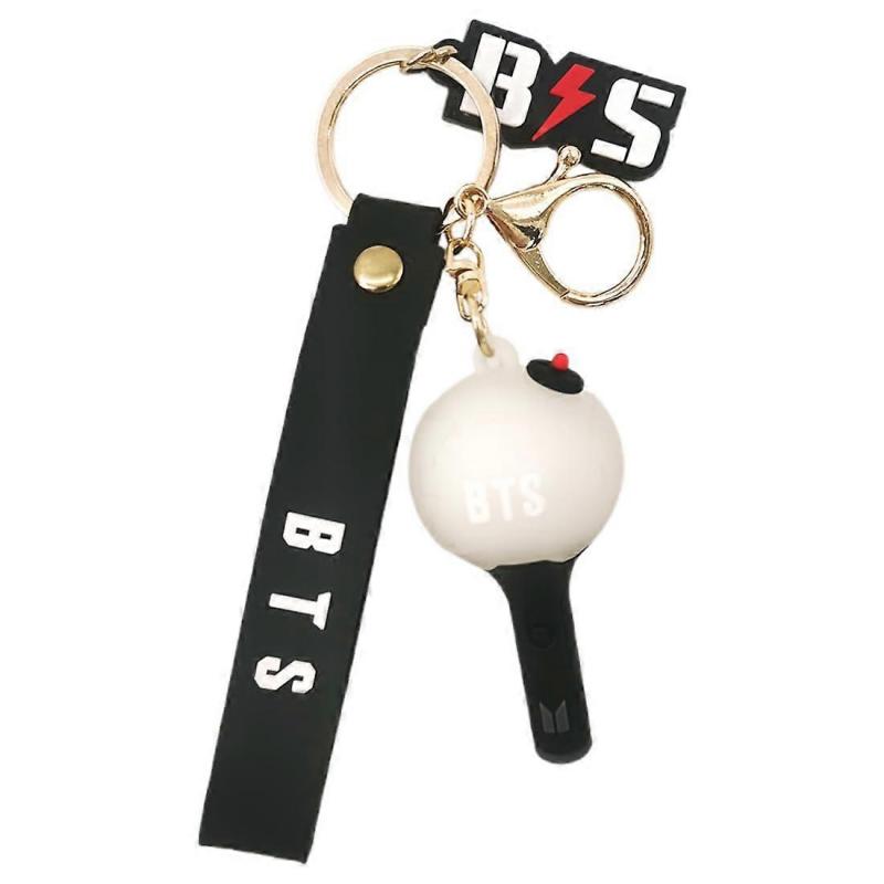 BTS Keyring, BTS Lightstick, Kpop Keychain for Fans, BTS Merch Gift, Car Keys Handbag Accessory