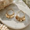 1 Pair Bohemia Style Drop Earrings Ethnic Style